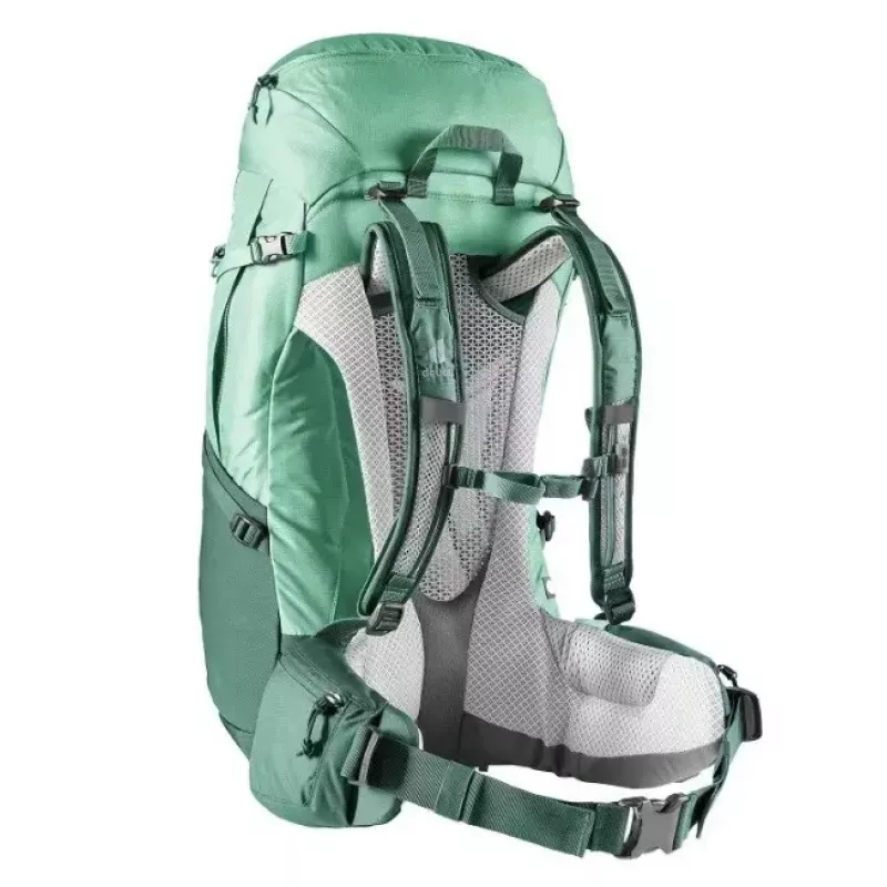 Mugursoma DEUTER Futura PRO 34 SL sieviešu pārgājienu soma, 34 L, pārstrādāts materiāls, zaļa