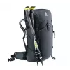 Mugursoma DEUTER Trail PRO 34 SL — sieviešu pārgājienu soma 34 L, viegla, izturīga, melna