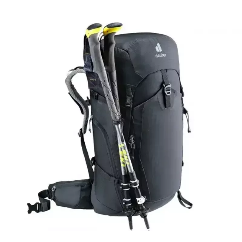 Mugursoma DEUTER Trail PRO 34 SL — sieviešu pārgājienu soma 34 L, viegla, izturīga, melna