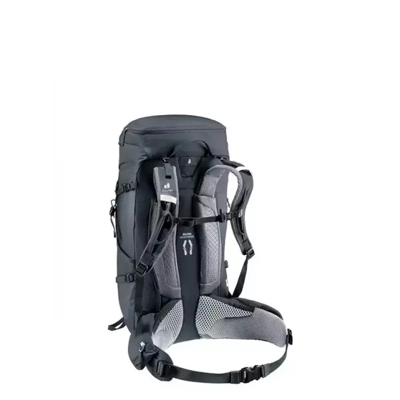 Mugursoma DEUTER Trail PRO 34 SL — sieviešu pārgājienu soma 34 L, viegla, izturīga, melna