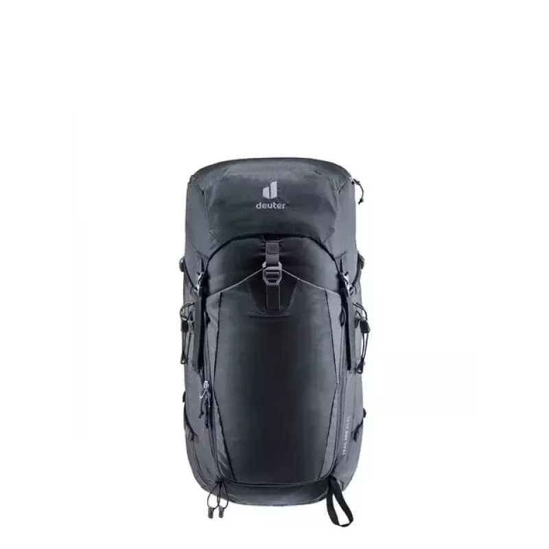 Mugursoma DEUTER Trail PRO 34 SL — sieviešu pārgājienu soma 34 L, viegla, izturīga, melna