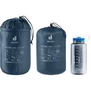 Mūmijas tipa guļammaiss DEUTER Astro 500 (-2°C/28°F), Ripstop zils, 2050×750×480 mm