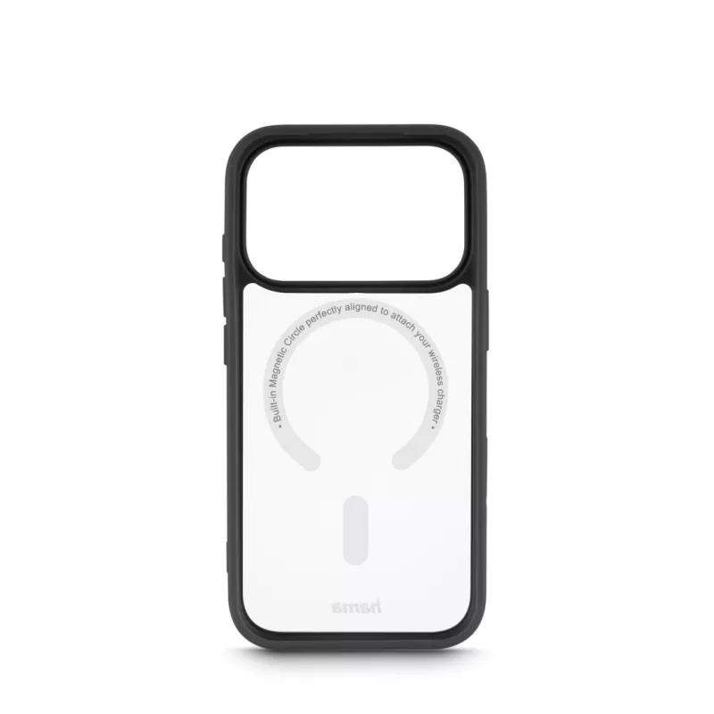 Hama Frame Protect mobilā tālruņa maciņš 16 cm (6,3 collas) Vāciņš Caurspīdīgs, Melns