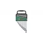 Bosch 1 600 A02 Z9E, 6,7,8,9,10,11,12,13,14,15,16,17,18,19,21 mm, Nerūsējošais tērauds, Hromvanādija tērauds, Matēts, 15 gab.