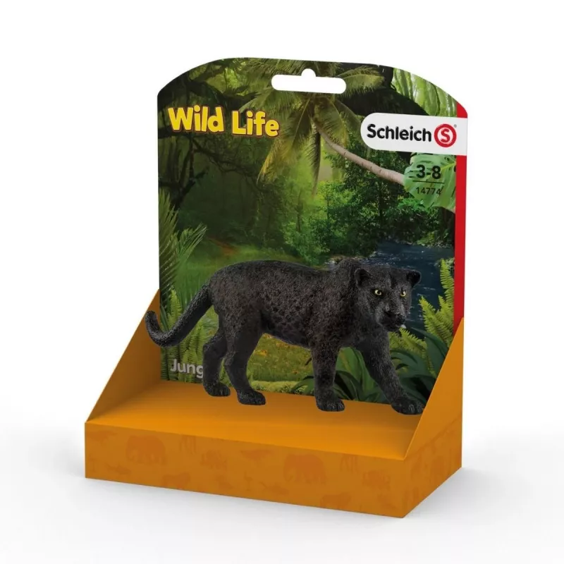 schleich WILD LIFE Melnā pantera, 3 gadi, Džungļi, Savvaļas dzīvnieki / piedzīvojumu rotaļlietas, Daudzkrāsains, Plastmasa