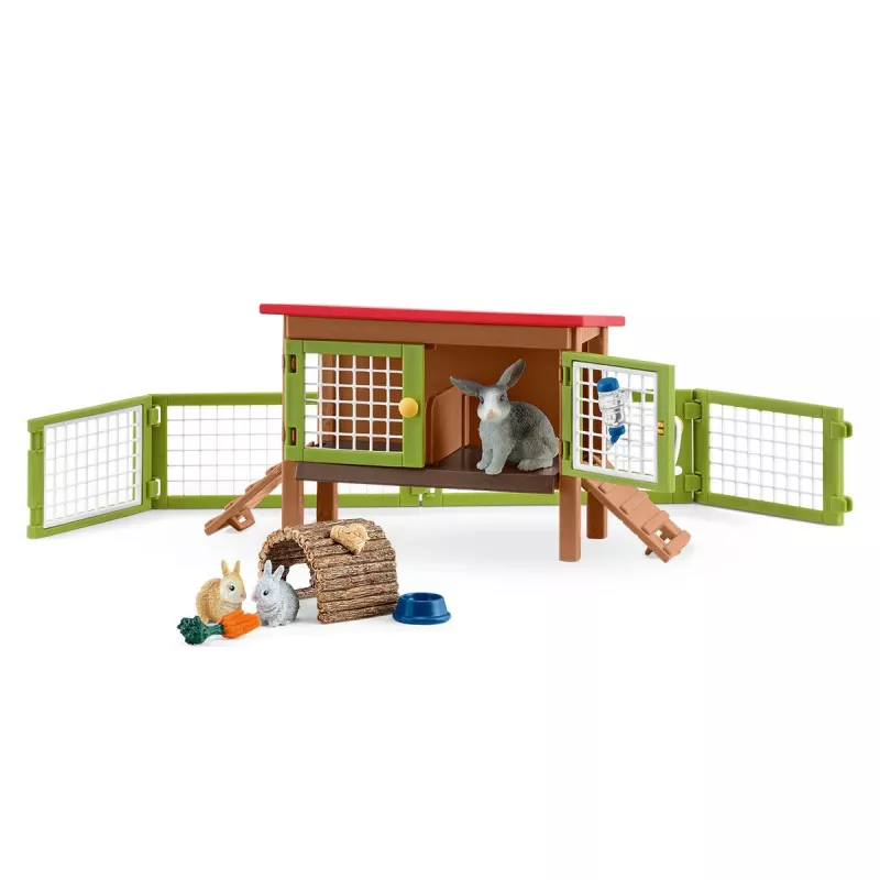 schleich FARM WORLD trušu būris, Lauku sēta, Lauku dzīvnieki / lauku rotaļlietas, 3 gadi, Daudzkrāsains, Plastmasa