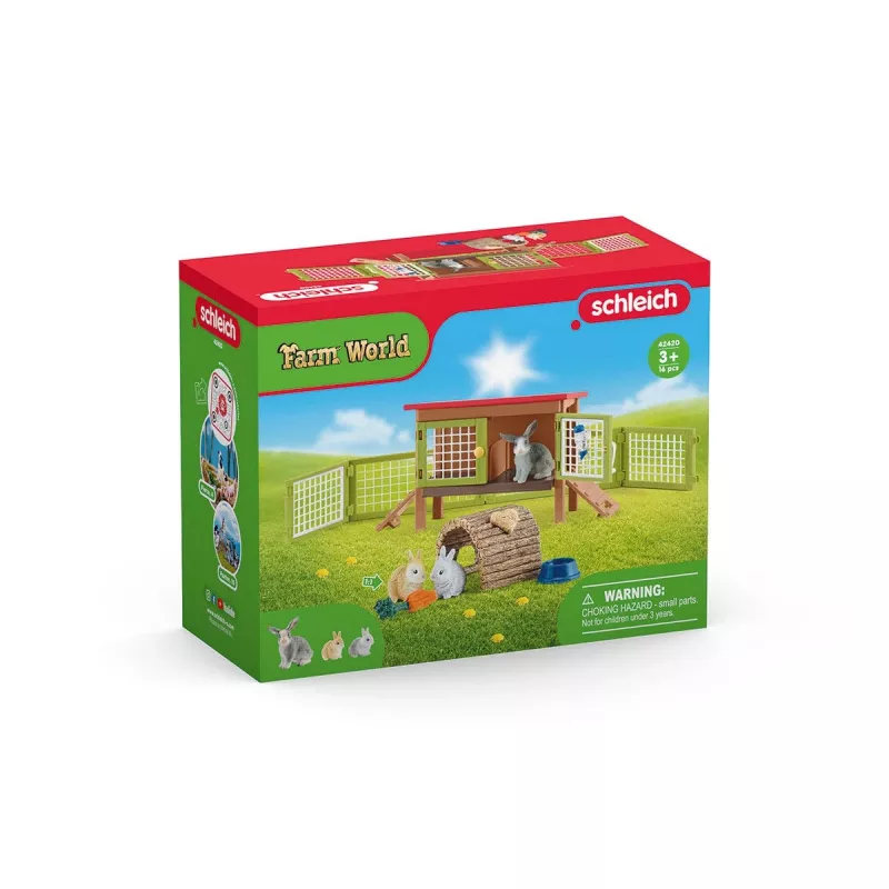 schleich FARM WORLD trušu būris, Lauku sēta, Lauku dzīvnieki / lauku rotaļlietas, 3 gadi, Daudzkrāsains, Plastmasa