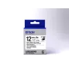 Epson etiķešu kasetne gludināšanai LK-4WBQ melns/baltss 12mm (5m)
