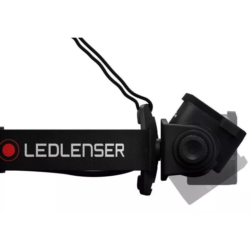 Headlamp Led Lenser H15R Core — galvas lenšu LED lukturis, 2500 lm, 21700 uzlādējams akumulators, IP67, 250 m staru kūlis, 4 jaudas līmeņi, alumīnijs, melns