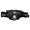 Headlamp Led Lenser H15R Core — galvas lenšu LED lukturis, 2500 lm, 21700 uzlādējams akumulators, IP67, 250 m staru kūlis, 4 jaudas līmeņi, alumīnijs, melns