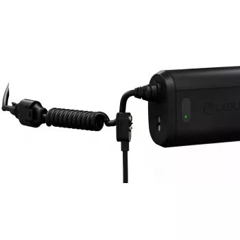 Headlamp Led Lenser H15R Core — galvas lenšu LED lukturis, 2500 lm, 21700 uzlādējams akumulators, IP67, 250 m staru kūlis, 4 jaudas līmeņi, alumīnijs, melns