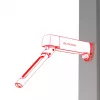 Kabatas darba lukturis Ledlenser 502736 12 W LED Melns