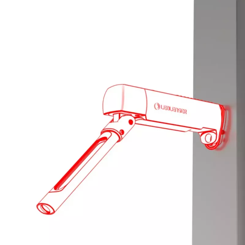 Kabatas darba lukturis Ledlenser 502736 12 W LED Melns
