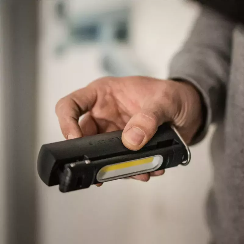 Kabatas darba lukturis Ledlenser 502736 12 W LED Melns
