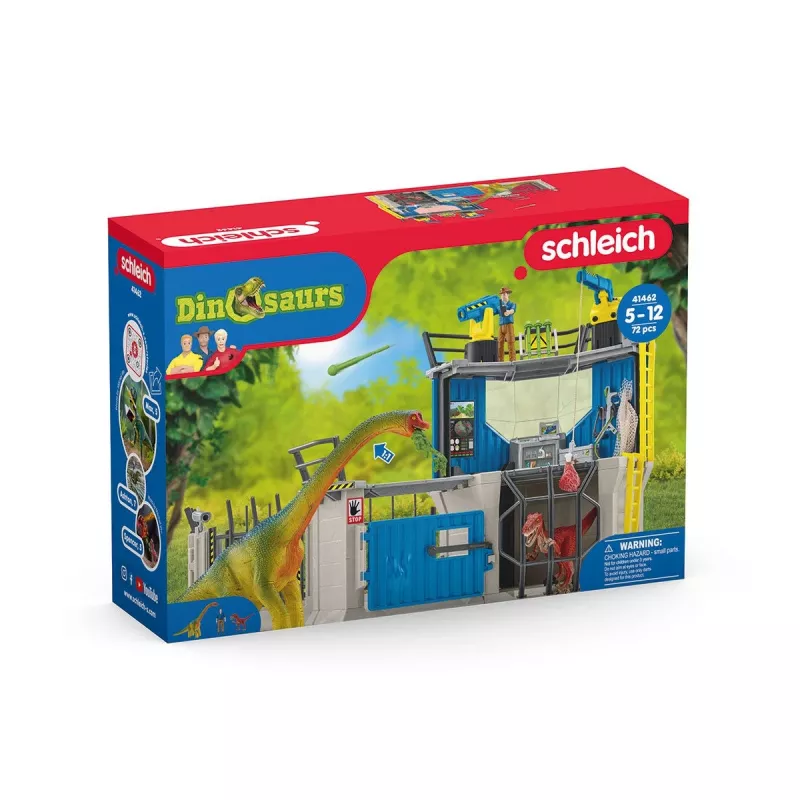 Dinozauru spēļu komplekts Schleich Large Dino Research Station