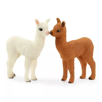 schleich WILD LIFE Alpakas komplekts, Mežs, Savvaļas dzīvnieki / piedzīvojumu rotaļlietas, 3 gadi, Brūna, Balta