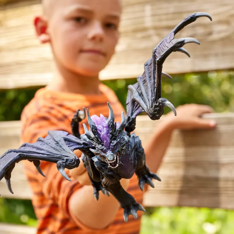 Rotaļlieta Schleich ELDRADOR CREATURES Ēnu pūķis melns purpurs 70152