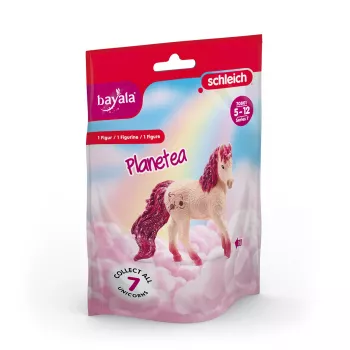 Schleich kolekcionējamā vienradža figūriņa Planetea, rozā, vecumam no 5 gadiem