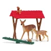 Meža dzīvnieku komplekts Schleich 42658S Krāsaini barošanas piederumi