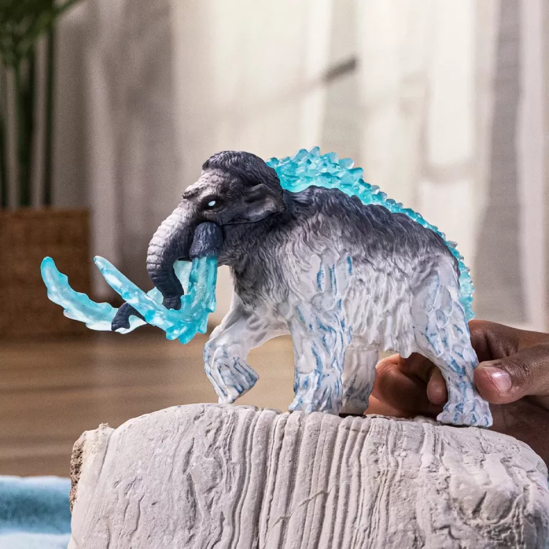 Schleich Frost Mammoth modelis 70829, detalizēta kolekcionējama dzīvnieku figūriņa