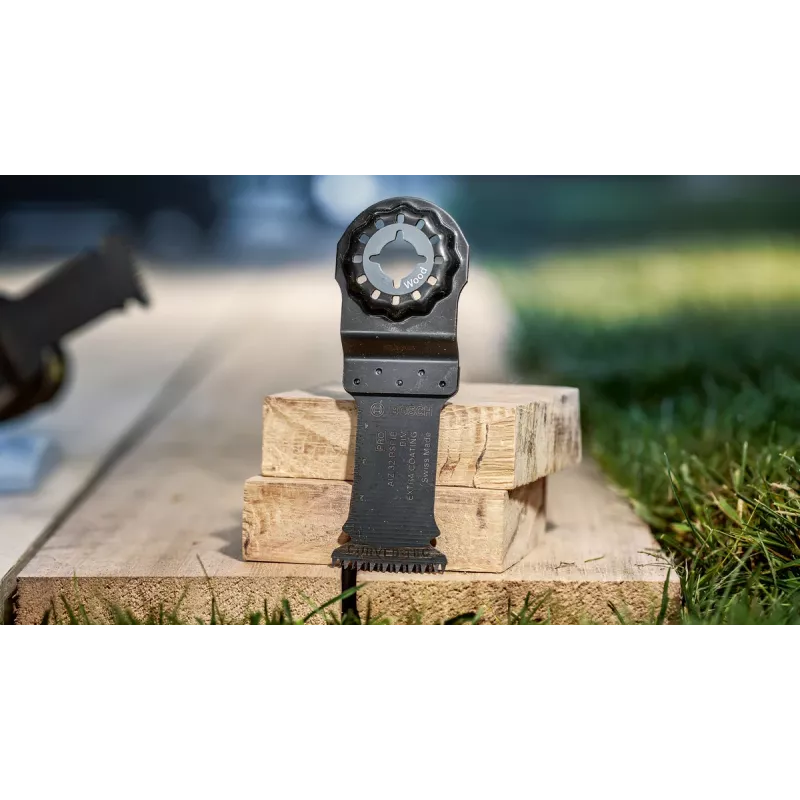 Griešanas asmens Bosch PRO AIZ 32 — 32 mm platums, 50 mm dziļums, abrazīvai koksnei, cietkoksnei, plastmasai