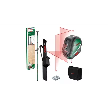Lāzera nivelieris Bosch UniversalLevel 3 Maxi Set 0603663903 — pašizlīdzinošs, diapazons līdz 30 m