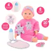 Lelle Simba‑Dickie Corolle 9000150050, interaktīva mazbērnu lelle, 42 cm augstums, AA baterija, rozā