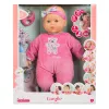Lelle Simba‑Dickie Corolle 9000150050, interaktīva mazbērnu lelle, 42 cm augstums, AA baterija, rozā