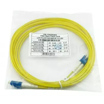 InfiniBand/optiskās šķiedras kabelis BlueOptics LRCABLE50M-BO 50 m LC Dzeltens