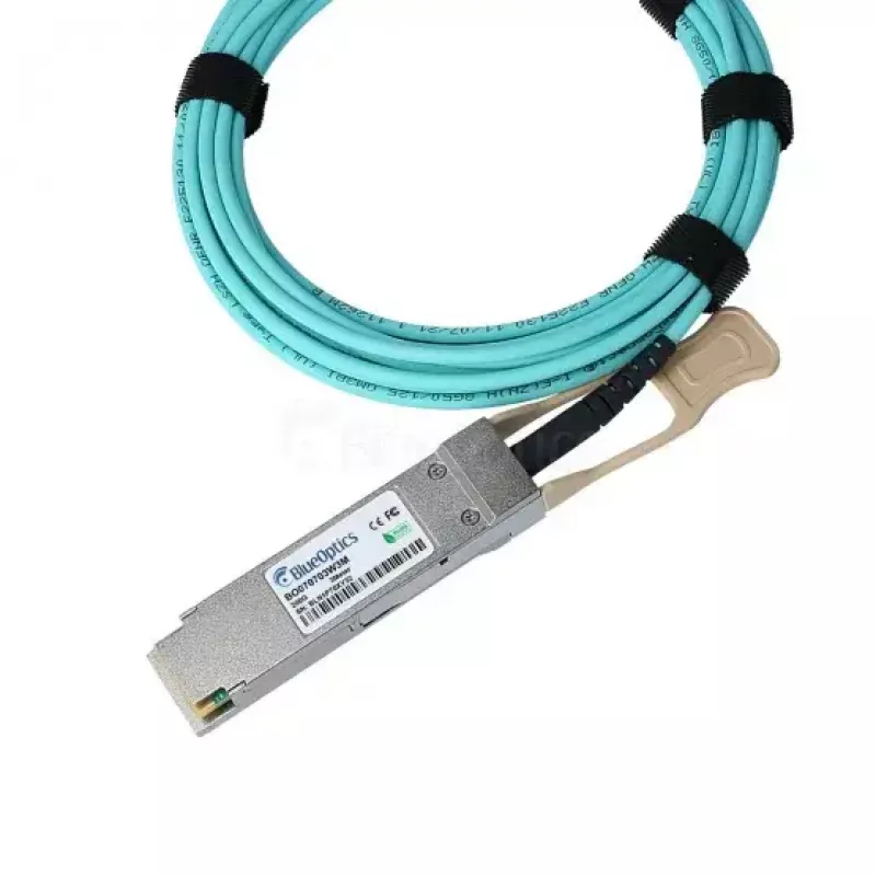 AOC QSFP56 uz QSFP56 7 m kabelis BlueOptics BO070703W7M-BO, ciāna
