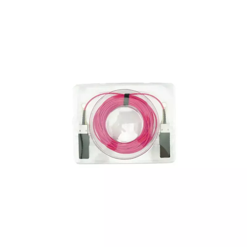 BlueOptics InfiniBand/optiskās šķiedras AOC kabelis QSFP56–QSFP56 7 m (rozā)