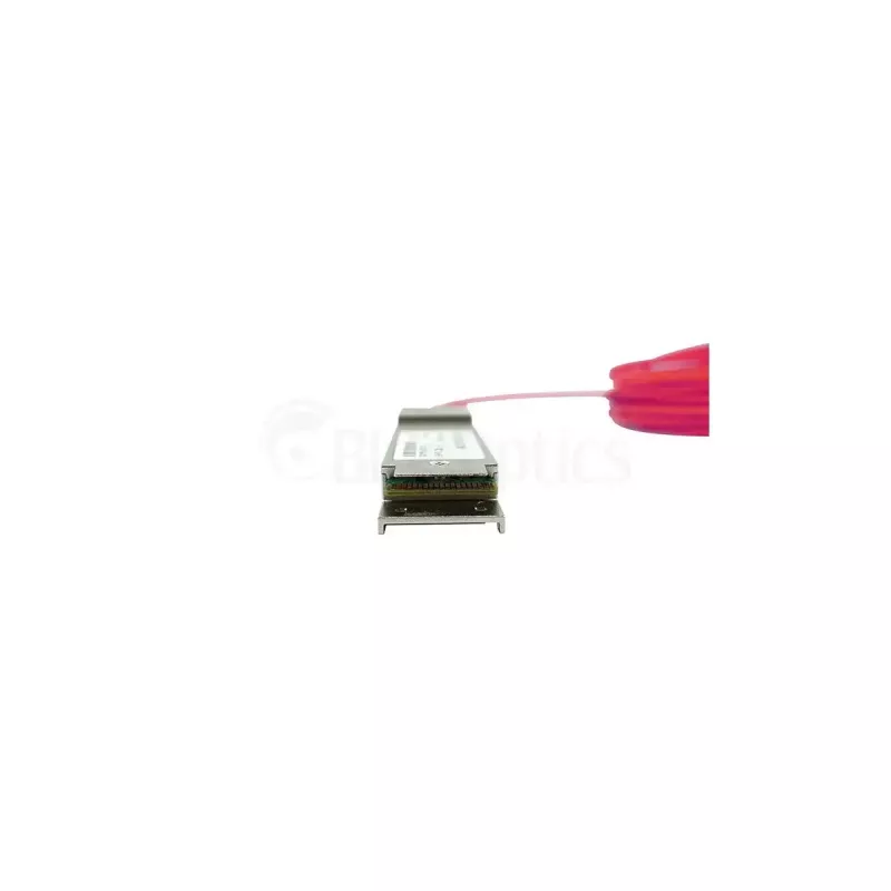 BlueOptics InfiniBand/optiskās šķiedras AOC kabelis QSFP56–QSFP56 7 m (rozā)
