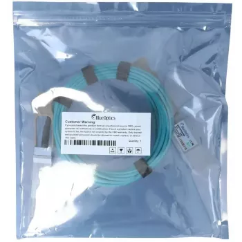 Optiskās šķiedras InfiniBand kabelis BlueOptics MFS1S00-H005E-BO, QSFP56–QSFP56, 5 m, oranžs
