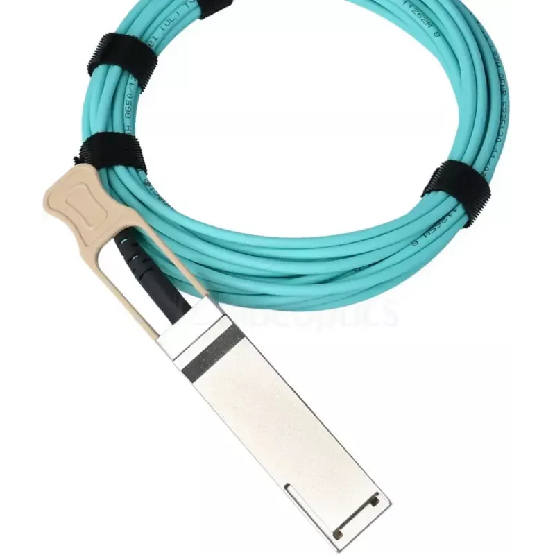 Optiskās šķiedras InfiniBand kabelis BlueOptics QSFP56–QSFP56 15 m oranžs