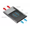 Vertiv SA1-01002XLNB tīkla iekārtu korpuss 1U melns