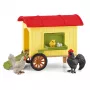 schleich FARM WORLD Pārvietojamā vistu kūts, Lauku saimniecība, Lauku saimniecība, Lauku dzīvnieki / lauku rotaļlietas, 3 gadi, Daudzkrāsaina