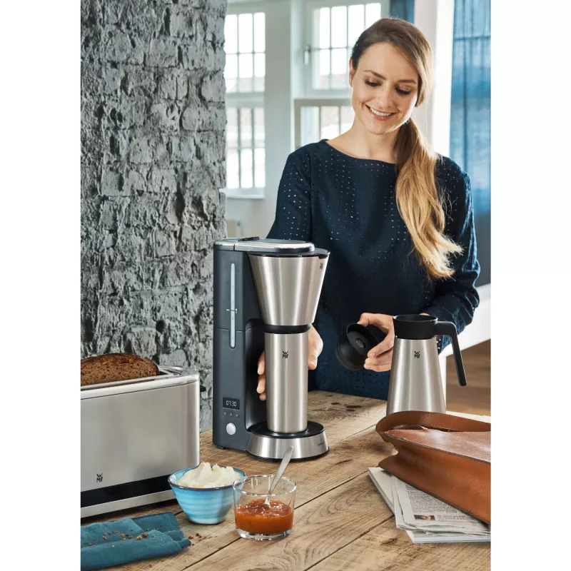 WMF KITCHENminis 0412260011 Pusautomātiskais pilināmais kafijas automāts 0,625 L