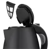 WMF Stelio 0413020072 elektriskā tējkanna 1,7 L 2400 W Melna