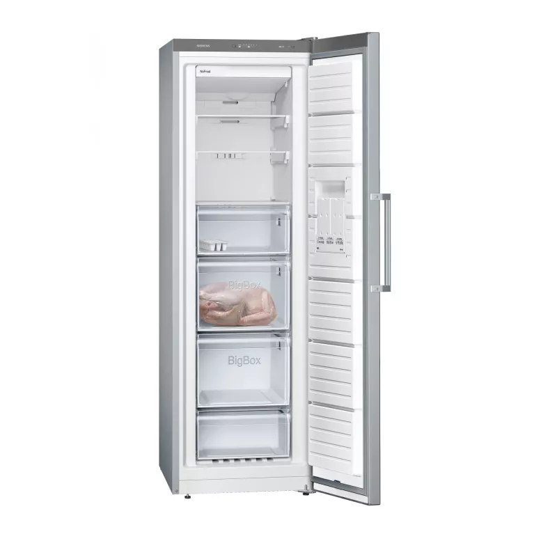 Siemens iQ300 GS36NVIEP saldētava Stāvsaldētava Brīvi stāvošs 242 L Nerūsējošais tērauds
