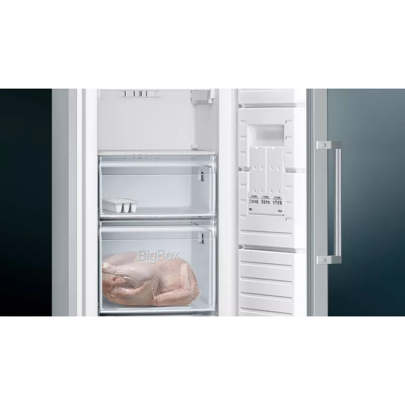 Siemens iQ300 GS36NVIEP saldētava Stāvsaldētava Brīvi stāvošs 242 L Nerūsējošais tērauds