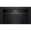 Siemens HR776G1B1 cepeškrāsns 71 L 3600 W Melna, Nerūsējošais tērauds