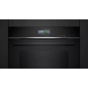 Siemens HR776G1B1 cepeškrāsns 71 L 3600 W Melna, Nerūsējošais tērauds