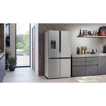 Siemens KF96DPPEA blakus ledusskapis Brīvstāvoša 574 L Nerūsējošais tērauds
