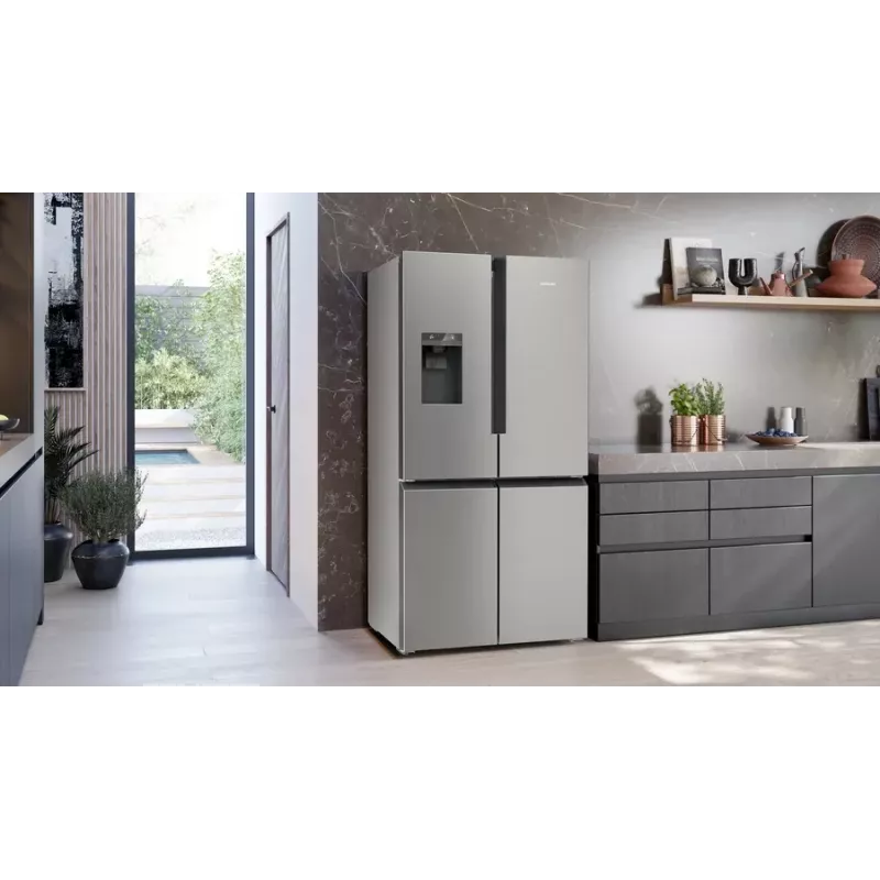 Siemens KF96DPPEA blakus ledusskapis Brīvstāvoša 574 L Nerūsējošais tērauds