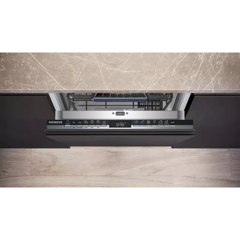 Siemens iQ300 SR63HX74KE trauku mazgājamā mašīna Pilnībā iebūvēta 10 galda klājumi