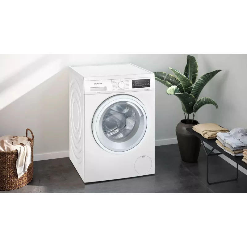 Siemens iQ500 WU14UT22 veļas mazgājamā mašīna ar priekšējo ielādi 9 kg 1351 apgr./min Balta