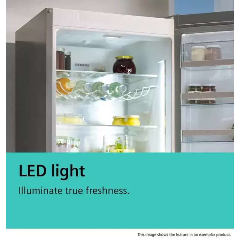 Siemens iQ500 KG39NAIAU fridge-freezer Brīvstāvošs 363 L Matēts tērauds