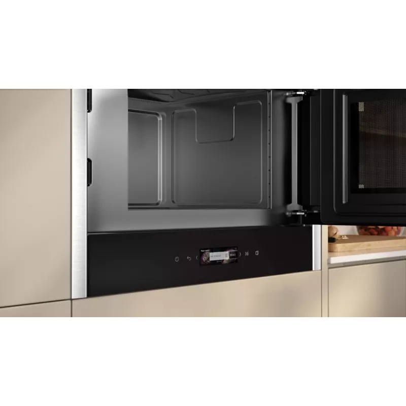 Neff NR4WR21N1 mikroviļņu krāsns Melna Solo mikroviļņu krāsns Iebūvējama 21 L 900 W