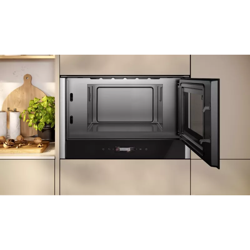 Neff NR4WR21N1 mikroviļņu krāsns Melna Solo mikroviļņu krāsns Iebūvējama 21 L 900 W