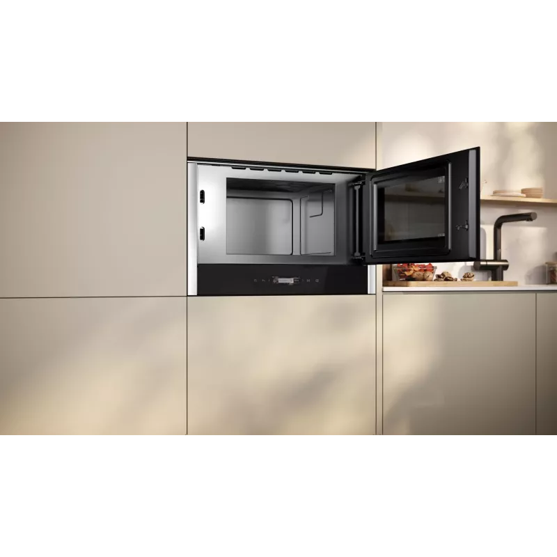 Neff NR4WR21N1 mikroviļņu krāsns Melna Solo mikroviļņu krāsns Iebūvējama 21 L 900 W